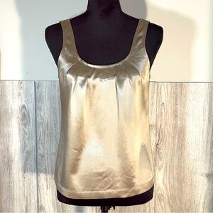 Worth Gold 100% Silk Camisole Top Size 4